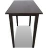 vidaXL Wooden Bar Table Brown
