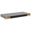 vidaXL Floating Wall Shelves 4 pcs Grey 50x23x3.8 cm MDF