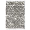 vidaXL Rug Berber Shaggy PP Grey and Beige 160x230 cm