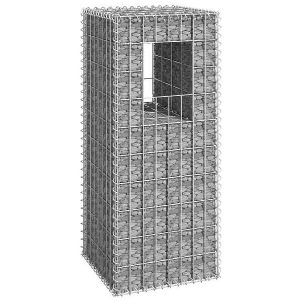 vidaXL Gabion Basket Post 40x40x100 cm Iron