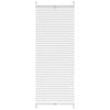 vidaXL Plisse Blind 50x125cm White Pleated Blind