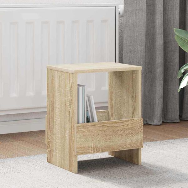 vidaXL Magazine Rack 2 pcs Sonoma Oak 35 x 30 x 45 cm
