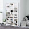 vidaXL CD Cabinet White 102x16x177.5 cm Engineered Wood