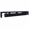 vidaXL TV Cabinet with LED Lights Black 290x36,5x40 cm