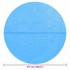 vidaXL Pool Cover Blue 417 cm PE