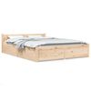 vidaXL Bed Frame without Mattress with Drawers King Size