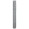 vidaXL Hexagon Fence Silver 1.4 x 50 m Galvanised steel