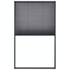 vidaXL Plisse Insect Screen for Windows Aluminium Anthracite 120x160cm