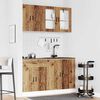 vidaXL 4 Piece Kitchen Cabinet Set Porto Old Wood Engineered Wood