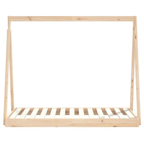 vidaXL Kids Bed Frame 70x140 cm Solid Wood Pine