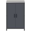 vidaXL Kitchen Storage with Shelf Anthracite 60 x 50 x 92 cm Steel