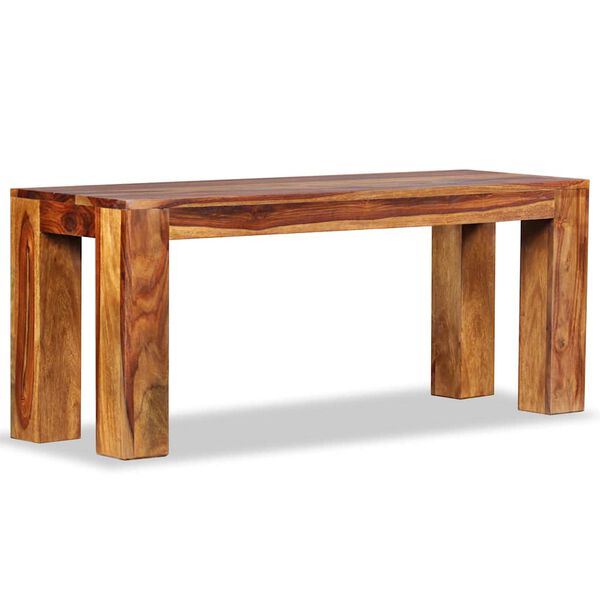 vidaXL Bench Solid Acacia Wood 110x35x45 cm