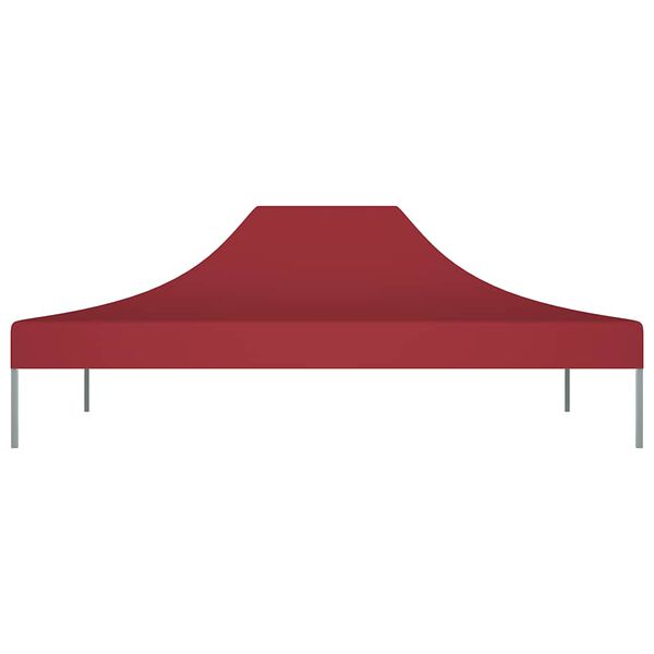 vidaXL Party Tent Roof 4x3 m Burgundy 270 g/m²