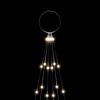 vidaXL Christmas Tree on Flagpole Cold white 108 LEDs 180 cm