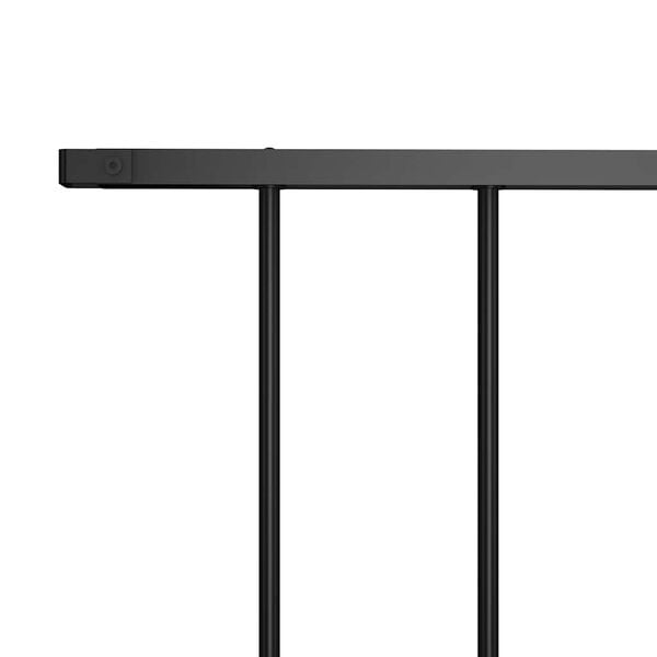 vidaXL Fence Panel Woerden Powder-coated Steel 1.7x0.75 m Black