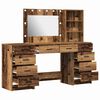 vidaXL Dressing Table 3 pcs Brown 40 x 41 x 135 cm Engineered wood