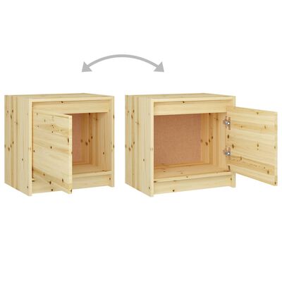vidaXL Bedside Cabinets 2 pcs 40x30.5x40 cm Solid Firwood