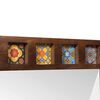 vidaXL Bathroom Mirror Walnut 50 x 70 x 2.5 cm Solid Mango Wood