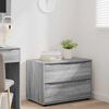 vidaXL Storage Cabinet Grey Sonoma 80 x 48 x 57 cm Engineered Wood