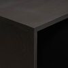 vidaXL Sideboard with Shelf Black 80 x 33 x 75 cm Solid Mango Wood