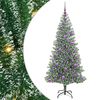 vidaXL Artificial Christmas Tree Snow Flocked with LED Light 180 cm