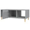 vidaXL Coffee Table Grey Sonoma 102x50x40 cm Engineered Wood