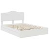 vidaXL Storage Bed with Headboard White 140 x 200 cm Engineered Wood