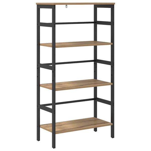 vidaXL Bookshelf Artisan Oak 60 x 29.5 x 115 cm Engineered Wood