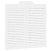 vidaXL Swing Doors White 80 x 40 cm Solid Pine Wood