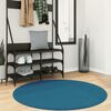 vidaXL Rug OVIEDO Short Pile Turquoise Ø 120 cm
