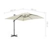 vidaXL Garden Parasol with Portable Base Sand