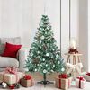 vidaXL Artificial Christmas Tree with Stand Green 150 cm PVC and Steel