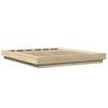 vidaXL Bed Frame without Mattress Sonoma Oak 160x200 cm