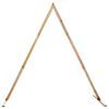 vidaXL Wedding Arch Light Brown 202 x 95 x 254 cm Solid Pine Wood