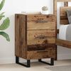 vidaXL Bedside Cabinet Old Wood 40 x 40 x 66 cm Engineered Wood
