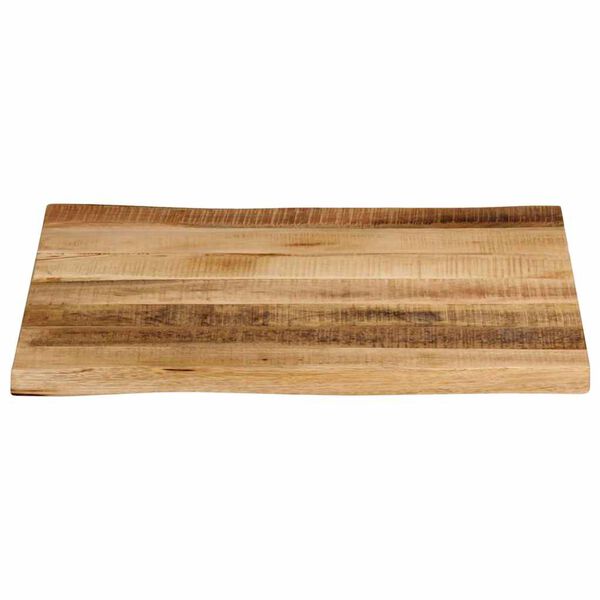 vidaXL Table Top Live Edge 40x40x3.8 cm Solid Wood Rough Mango