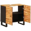 vidaXL Bathroom Sink Cabinet Natural 62 x 33 x 58 cm Solid Mango Wood