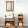vidaXL Bathroom Furniture Set VIGO 3 pcs Brown 37 x 34 x 80 cm