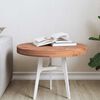vidaXL Table Top &Oslash;50x4 cm Round Solid Wood Beech