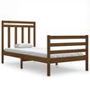 vidaXL Bed Frame without Mattress Honey Brown 90x200 cm Solid Wood