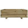 vidaXL Garden Planter 80x80x26.5 cm Impregnated Wood Pine