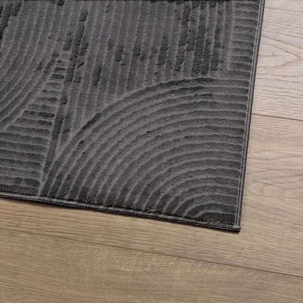 vidaXL Rug IZA Short Pile Scandinavian Look Anthracite 160x230 cm