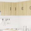 vidaXL Kitchen Wall Corner Cabinet Kalmar Sonoma Oak Engineered Wood