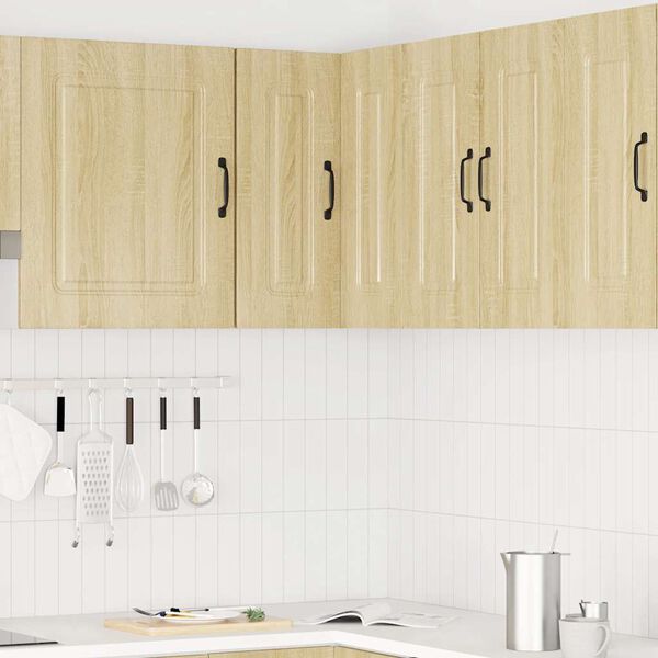 vidaXL Kitchen Wall Corner Cabinet Kalmar Sonoma Oak Engineered Wood