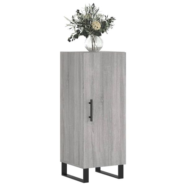 vidaXL Sideboard Grey Sonoma 34.5x34x90 cm Engineered Wood