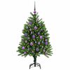 vidaXL Christmas Tree with 150 LEDs with Stand Green 120 cm PE