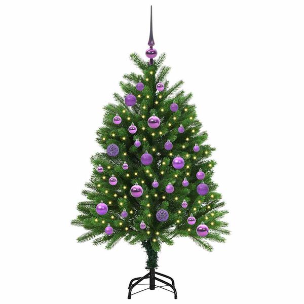 vidaXL Christmas Tree with 150 LEDs with Stand Green 120 cm PE