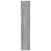 vidaXL Storage Cabinet Grey Sonoma 80x42.5x225 cm Engineered Wood