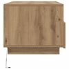 vidaXL Coffee Table with LED Lights Artisan Oak 90x49x40 cm