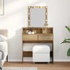vidaXL Dressing Table Artisan oak 80 x 41 x 144.5 cm Engineered wood